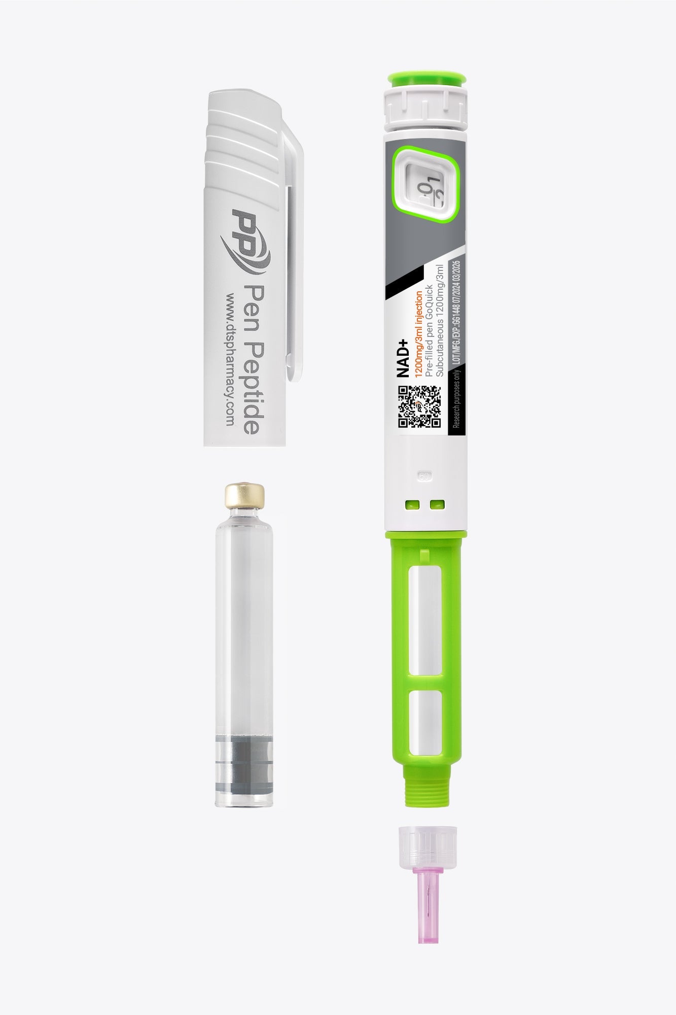 NAD+ 1200 mg in Form eines Injektionspens zur subkutanen Anwendung