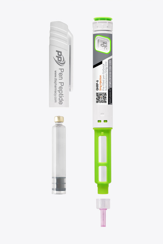 GHRP-6 in Form eines Injektionspens zur subkutanen Anwendung
