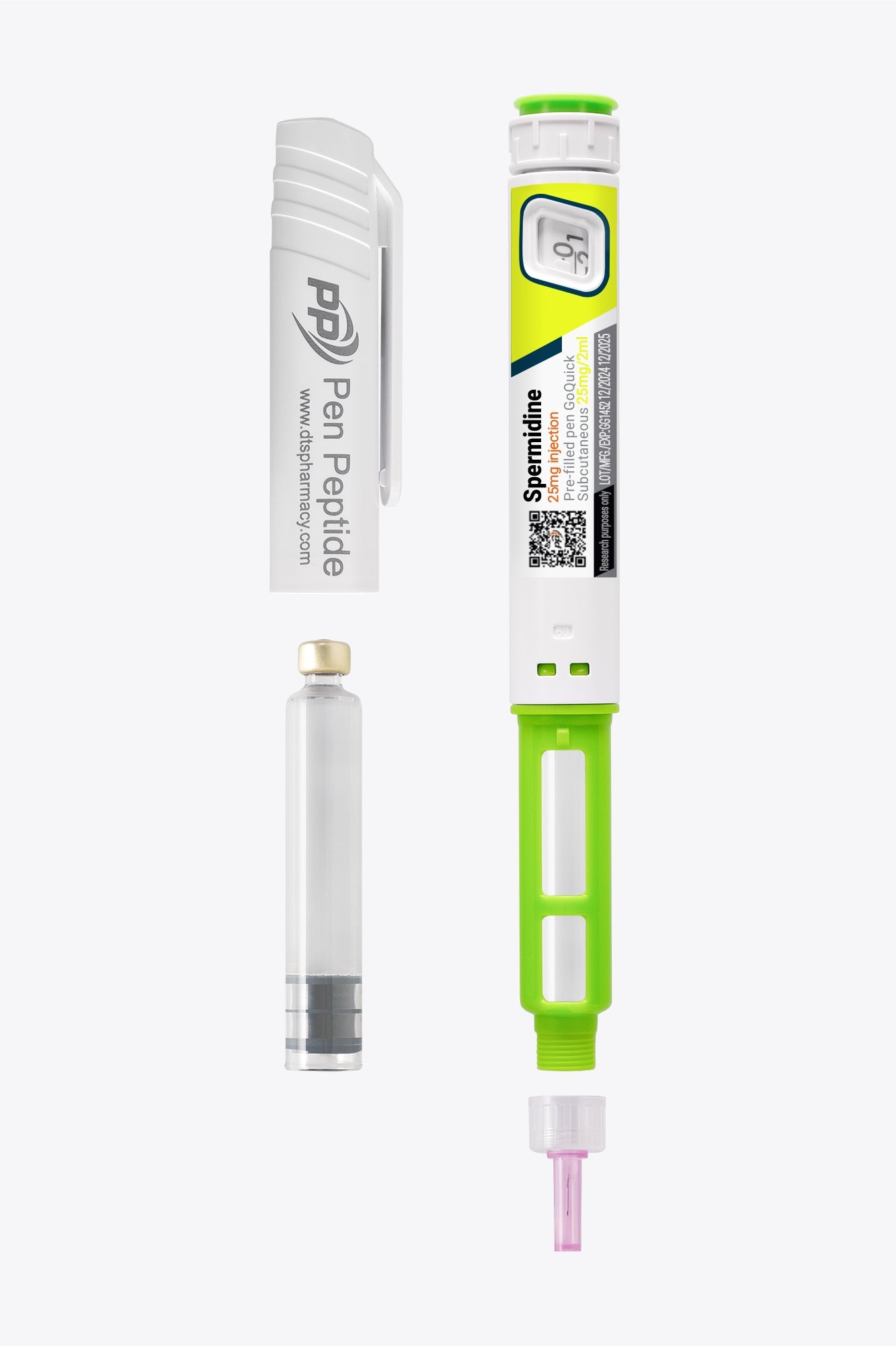 Spermidin in Form eines Injektionspens zur subkutanen Anwendung