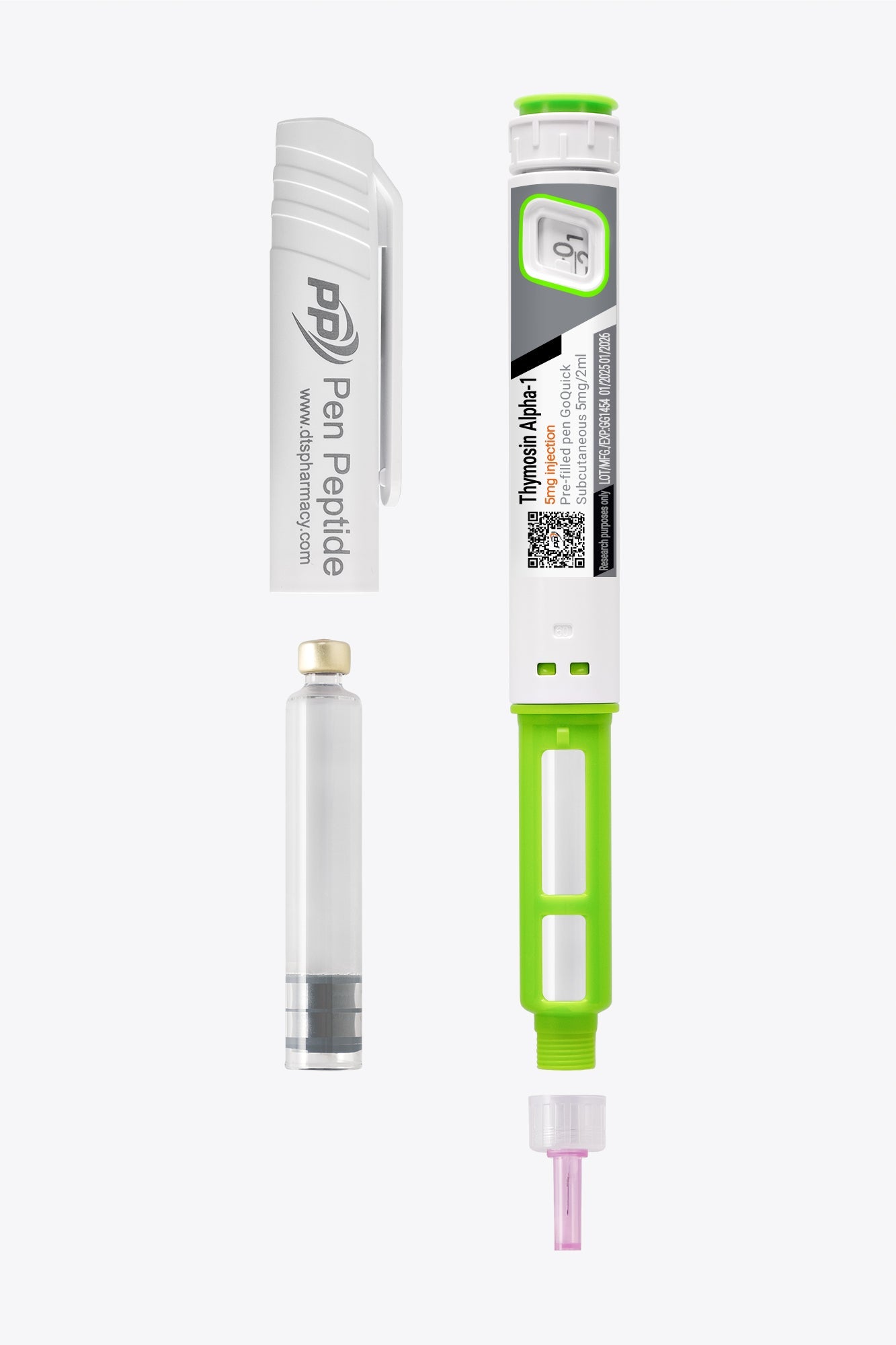 Thymosin Alpha-1 in Form eines Injektionspens zur subkutanen Anwendung